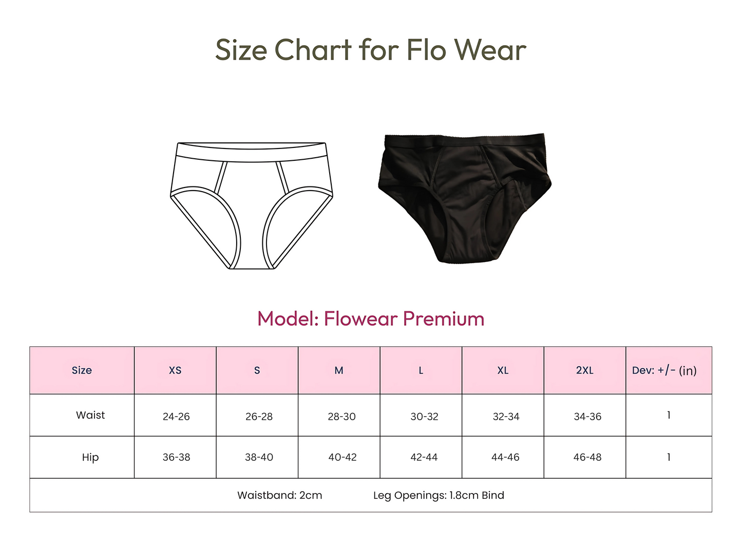 Flowear Premium Pack of 3